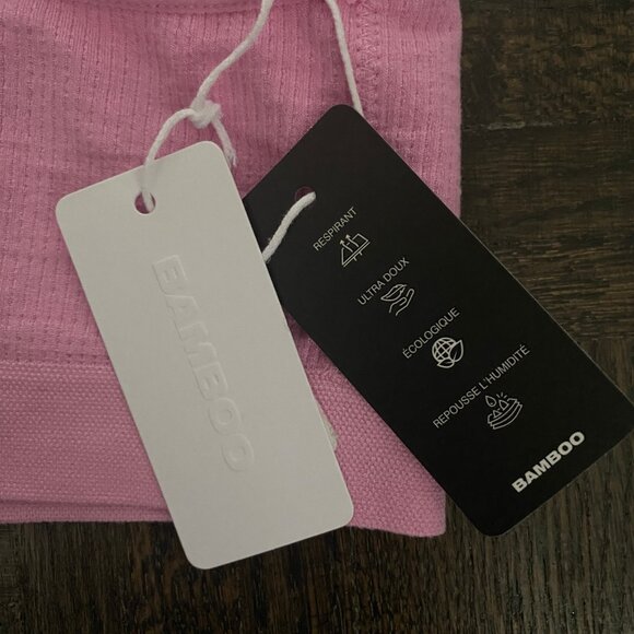 Bamboo Underwear Ribbed Bralette/Sports Bra - NWT - Picture 3 of 7